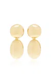 Lie Studio The Klara 18k Gold-plated Earrings In Gold