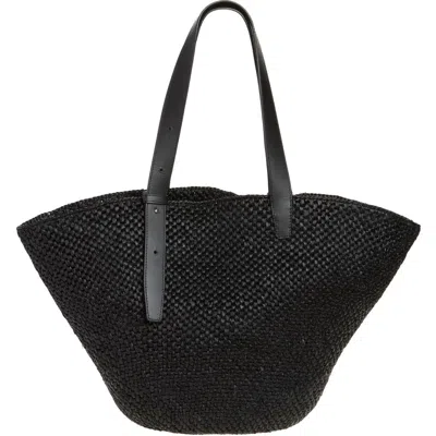 Lie Studio Lié Studio The Large Bianca Woven Raffia Tote