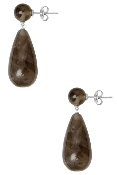 Lie Studio The Lola Earrings In Brown