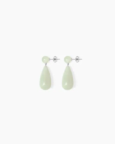 Lie Studio The Lola Earrings In Green Serpentine