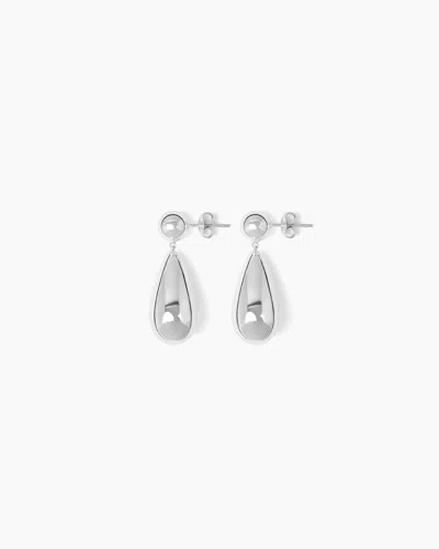 Lie Studio The Lola Earrings In Silver