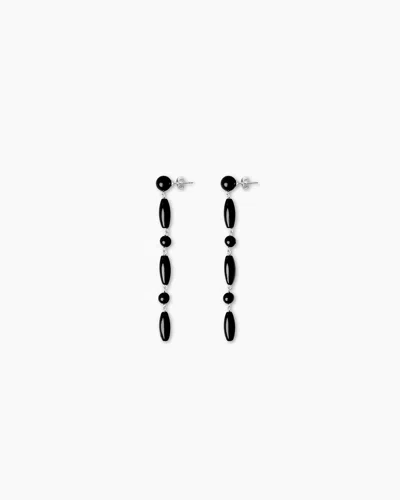 Lie Studio The Lottie Earrings - Black Onyx