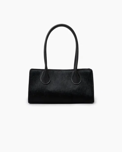 Lie Studio The Lou Bag In Black Calf