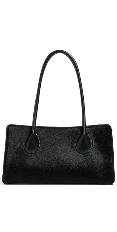 Lie Studio The Lou Bag Black Calf Hair