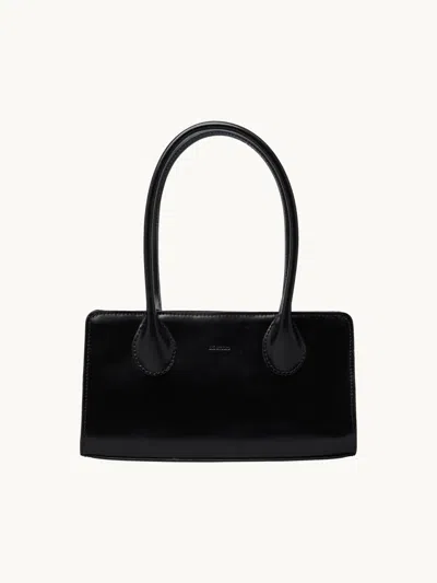 Lie Studio The Lou Bag Black Patent Leather