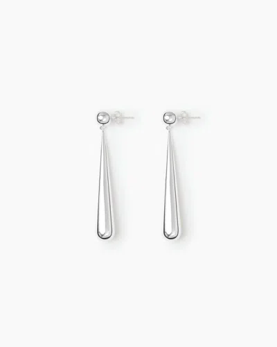 Lie Studio The Louise Earrings In Silver