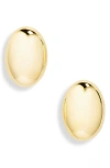 Lie Studio Lié Studio The Luna Stud Earrings In Gold