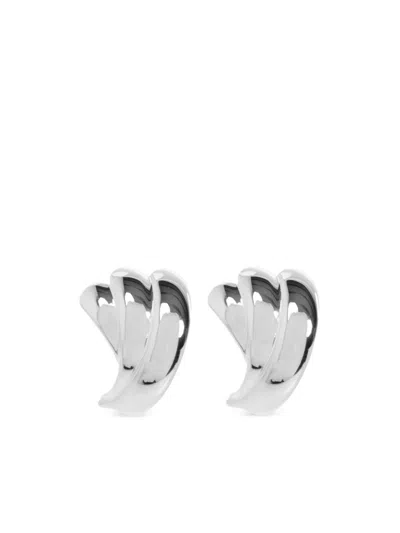 Lie Studio The Magda Earrings In Metallic