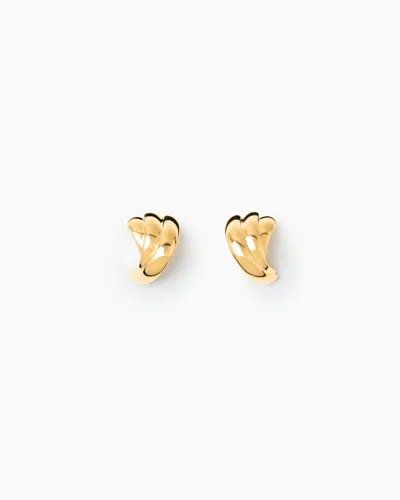 Lie Studio The Magda Earrings In Gold