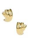 Lie Studio The Magda Earrings In Gold