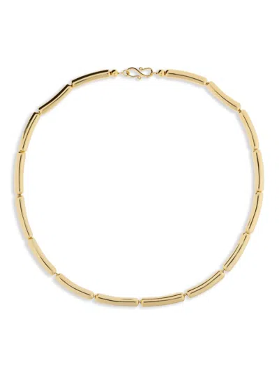 Lie Studio Lié Studio Classic Tube Link Necklace In Gold