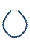 Lie Studio The Mary Jade Necklace In Blue