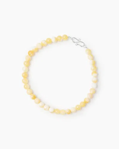 Lie Studio The Mary Necklace In Beige Topaz