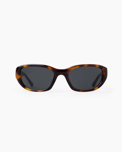 Lie Studio The Matteo Sunglasses In Dark Tortoise