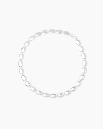 Lie Studio The Monica Necklace In Silver