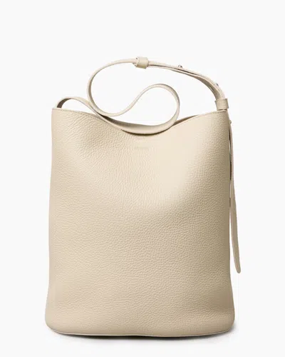 Lie Studio The Norma Tote In Cream White