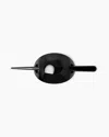 Lie Studio The Poppy Barrette In Black