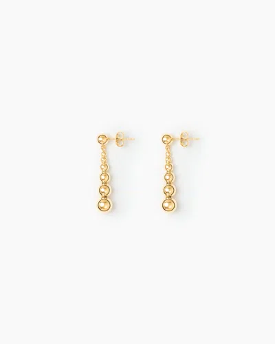 Lie Studio The Rebecca Earrings In Gold