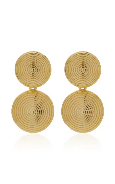 Lie Studio The Ruby 18k Gold-plated Earrings