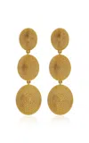 Lie Studio The Ruby 18k Gold-plated Earrings In Gold