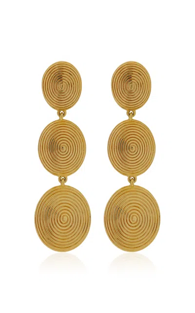 Lie Studio The Ruby 18k Gold-plated Earrings