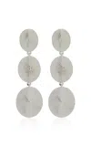 Lie Studio The Ruby Sterling Silver Earrings In Metallic