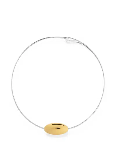 Lie Studio The Scarlet Pendant Necklace In 银色