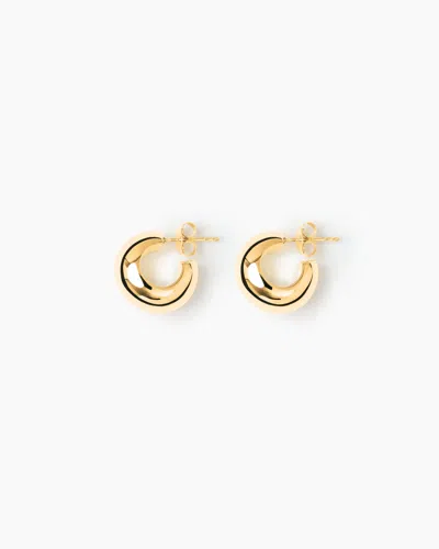 Lie Studio The Simone Earrings In Gold