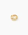 Lie Studio The Sofie Ring In Gold
