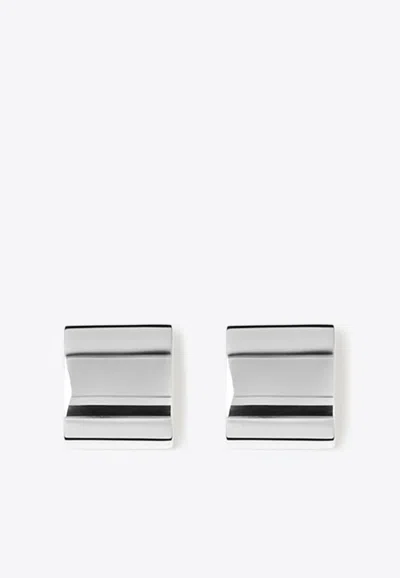 Lie Studio The Sonya Earrings In Silver