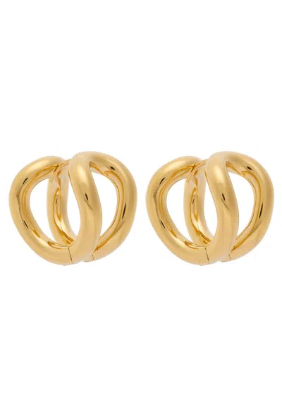 Lie Studio The Steffie 18kt Gold-plated Hoop Earrings