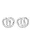 Lie Studio The Steffie Sterling Silver Hoop Earrings In Silver