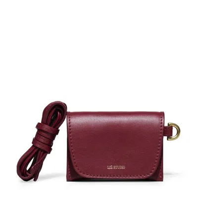 Lie Studio The Stella Wallet In Red