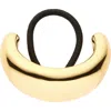 Lie Studio Lié Studio The Thea Ponytail Holder In Gold
