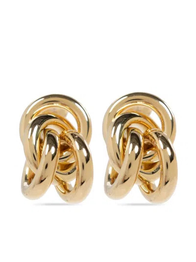 Lie Studio The Vera Earrings In Gold