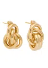 Lie Studio The Vera 18kt Gold-plated Drop Earrings In Gold