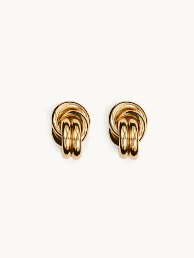 Lie Studio The Vera Earrings 18k Gold Plated 925 Sterling Silver