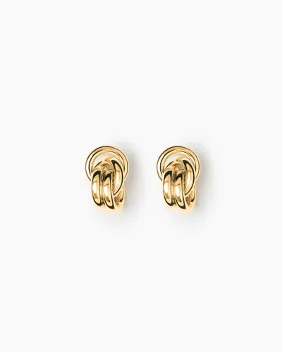 Lie Studio The Vera Earrings In Gold
