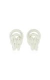 Lie Studio The Vera Sterling Silver Earrings In Silver
