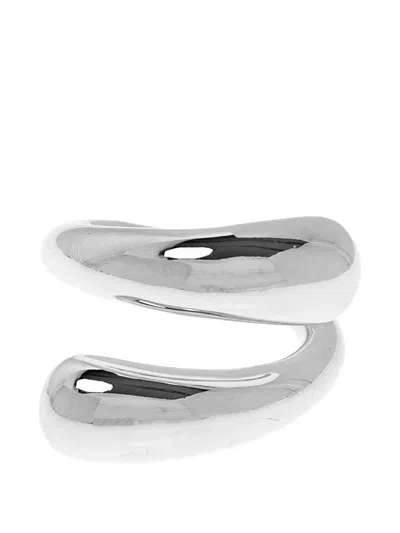 Lie Studio Victoria Sculpted Ring In White