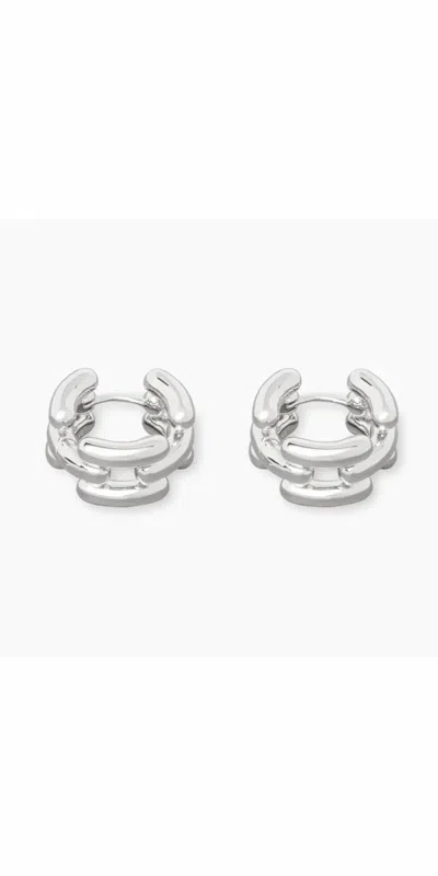 Lie Studio Women's Johanna Earrings In Silver