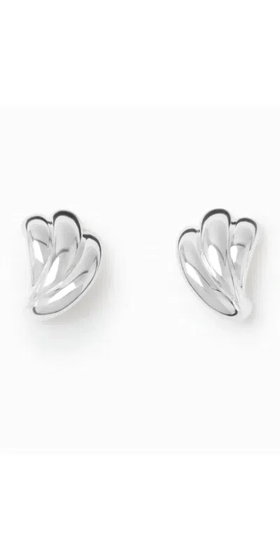 Lie Studio Women's Magda Earrings In Silver