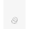Lie Studio Womens Alma Sterling-silver Ring In Silver