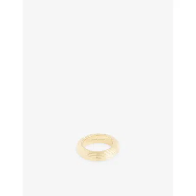 Lie Studio Womens The Amelia 18ct Yellow Gold-plated Sterling Silver Ring
