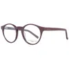 Liebeskind Red Plastic Frames In Burgundy