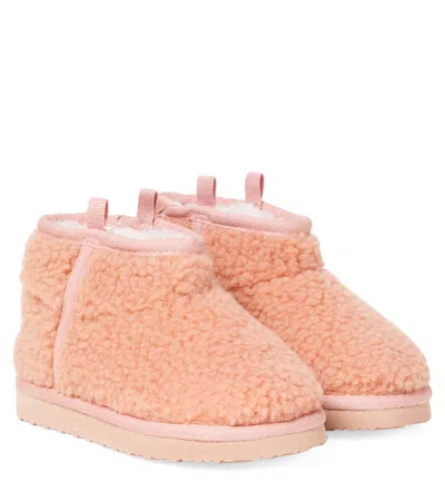 Liewood Kids' Alban Fleece Boots In Pink