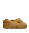 Liewood Aviaja Bear Slippers In Brown
