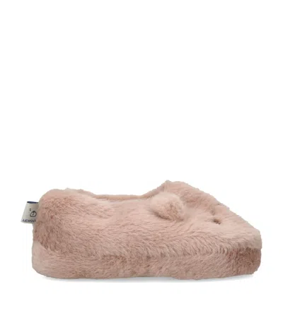 Liewood Kids'  Aviaja Cat Slippers In Pink