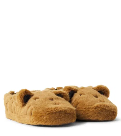 Liewood Aviaja Slippers In Brown