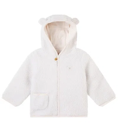 Liewood Baby Baylor Fleece Jacket In White